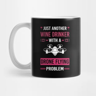 Wine Drinker Drone Flying Drones Mug